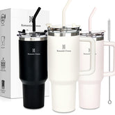 Garrafa Térmica Inoxidável com Tampa e Canudo - (Promo Esquenta Black Friday)