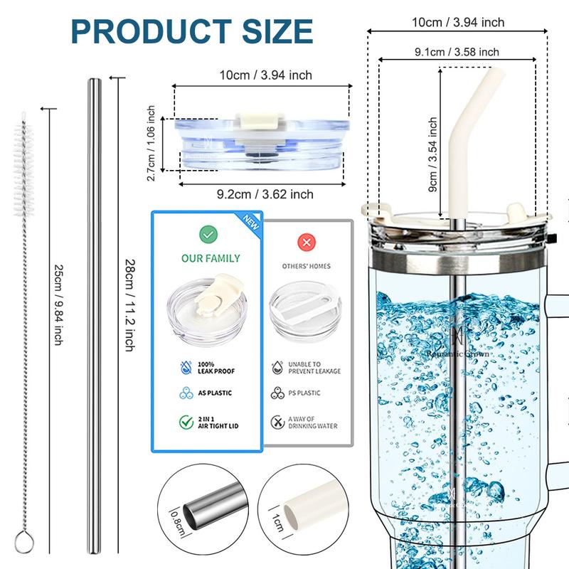 Garrafa Térmica Inoxidável com Tampa e Canudo - (Promo Esquenta Black Friday)