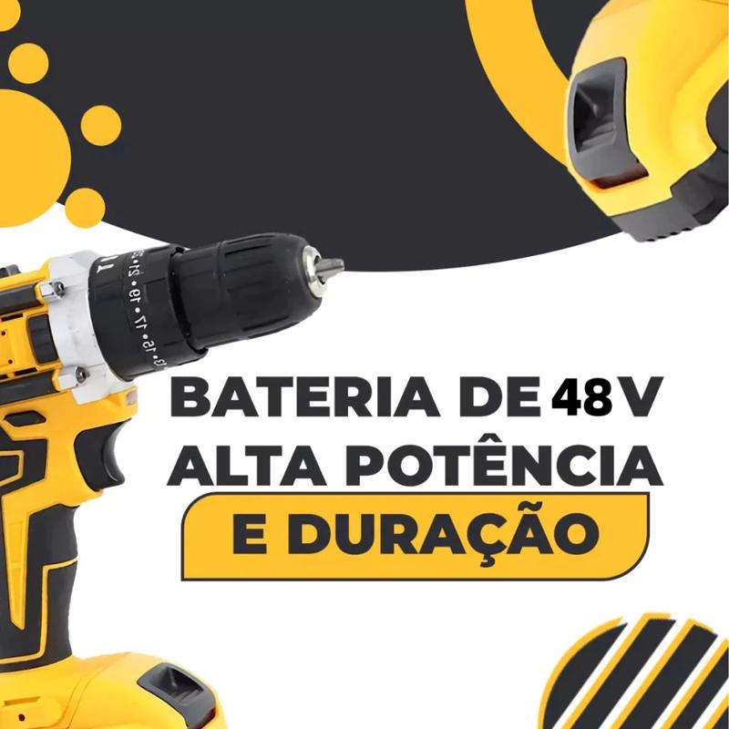 Kit Completo Parafusadeira Furadeira - (Promoção Esquenta Black Friday)