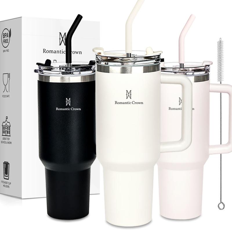 Garrafa Térmica Inoxidável com Tampa e Canudo - (Promo Esquenta Black Friday)