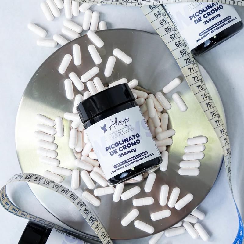 Picolinato de Cromo 250mcg - 60 Cápsulas - Always Fit