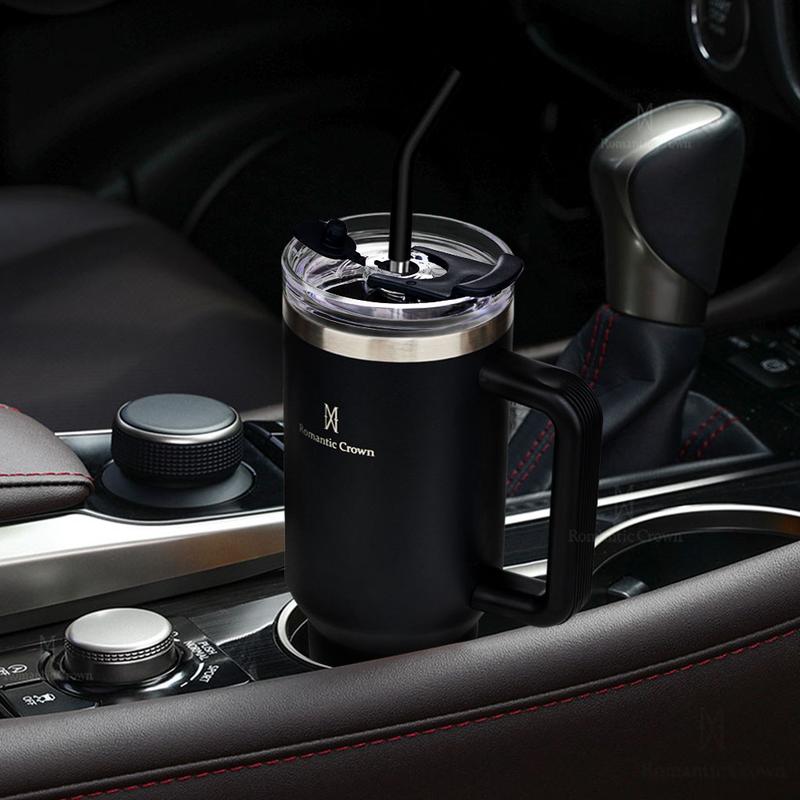 Garrafa Térmica Inoxidável com Tampa e Canudo - (Promo Esquenta Black Friday)