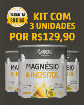 Magnésio & Inositol | 210g - Bodyaction