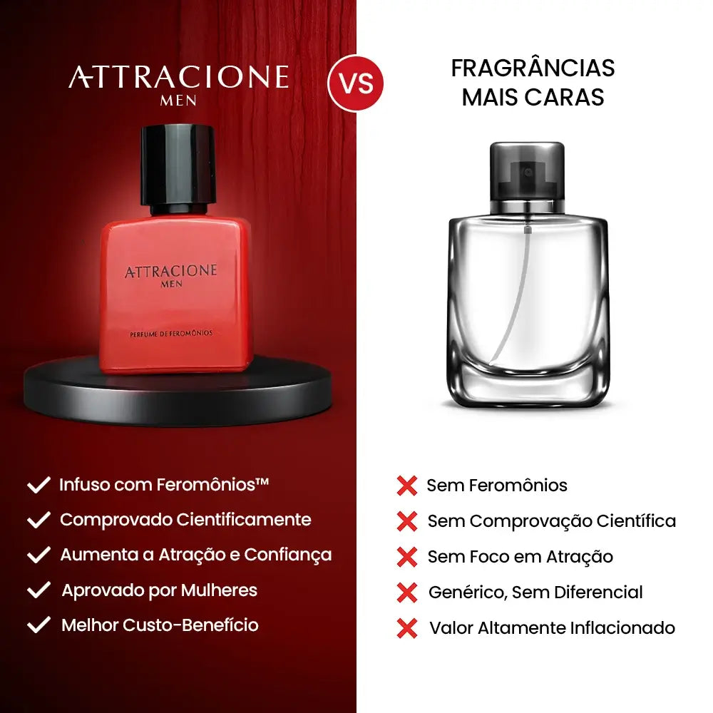 Perfume com Feromônio Ativo Attracione Men - (Promoção Esquenta Black Friday)